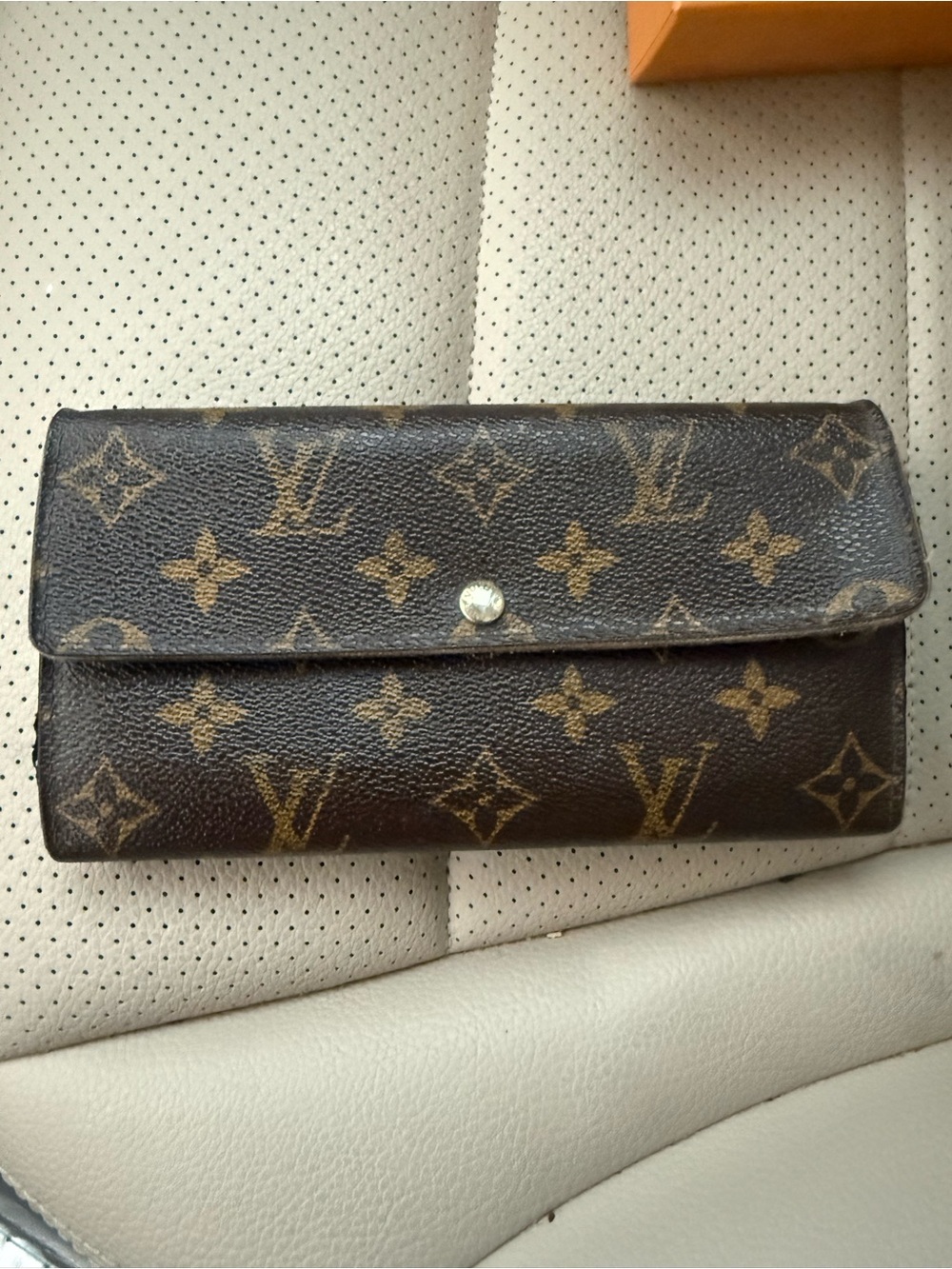 Louis Vuitton Monogram Canvas Long Wallet - Brown and Gold - Picture 3 of 16